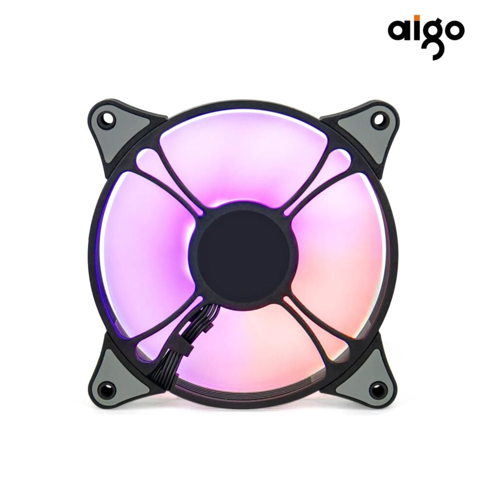 Aigo DR12 Pro ARGB 3x Fan Pack Black TechBrandStore