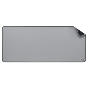 Logitech Desk Mat Studio Series Extended Mouse Pad – Mid Gray