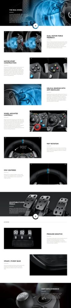 Logitech G29 Driving Force Racing Wheel Description