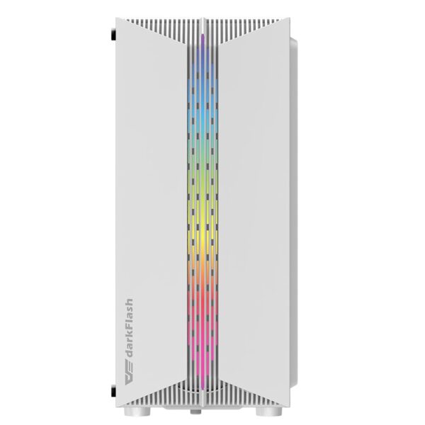 DarkFlash DK151 TG RGB Mid Tower Chassis – White